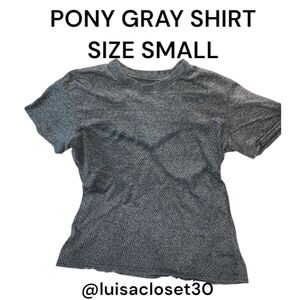Pony Gray Shirt Size SMALL